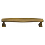 M Marcus Heritage Brass Deco Design Cabinet Handle 128mm Centre to Centre